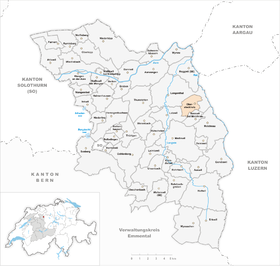Karte von Obersteckholz