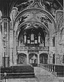 Innenansicht mit Orgel 1905