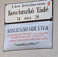 Tadeusz Kościuszko Kosciuszkó Tádé utca 14.