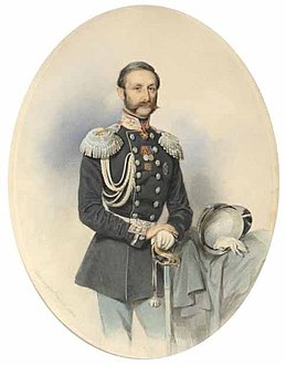 Портрет князя А. И. Кропоткина[9] (1860)