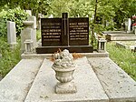 The tombstone of Andrej Kvas in Budapest