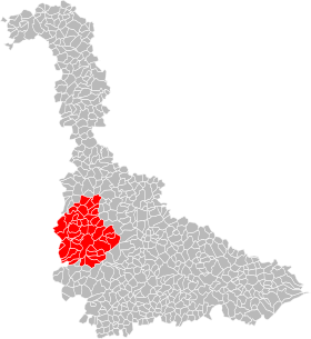 Localisation de Communauté de communes Terres Touloises