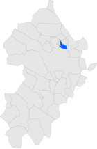 Расположение муниципалитета на карте провинции
