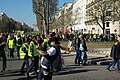 Le cortège parisien du MGJ du 23 février 2019 s'engage sur l'avenue Franklin-Roosevelt