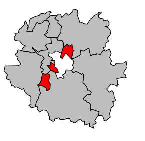 Cantonul Montigny-lès-Metz în cadrul arondismentului