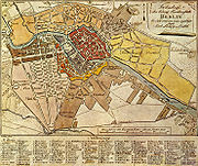 Historische Karte Berlins (1789)