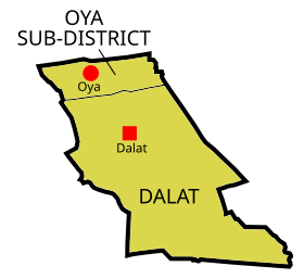 Localisation de District de Dalat