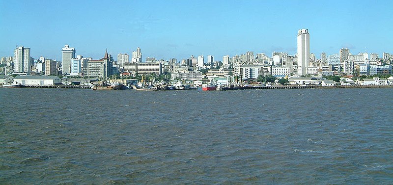 Maputo, the capital of Mozambique is the largest city in the country and is separate from the Maputo Province. On the image the Port of Maputo is featured, the second largest in East Africa