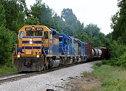 Marquette Rail -3001 в Болдуине, штат Мичиган. Jpg