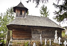 Wooden church in Mesteacăn