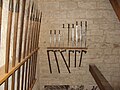 Middle ages weapons basement in Croatia
