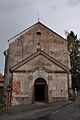 Fasada kościoła w Modletínie