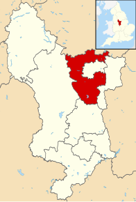 Poziția localității North East Derbyshire