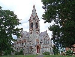 Image of Old Chapel, showing the belltower