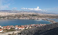 View of Pag from West.