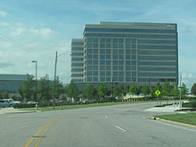 Skyline Center in northern downtown Wilmington, owned by the City of Wilmington Ppdtowerwilm.JPG
