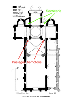 Kirche Notre-Dame-de-Puyferrand in Le Châtelet; mit Passage berrichon