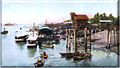 ၁၉၀၅ ခုနှစ်တွင် ရန်ကုန်ဆိပ်ကမ်း၌ ရေယာဉ်များ ဆိုက်ကပ်ထားပုံ