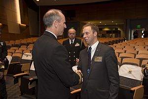 Rear Adm. Mike Noonan says farewell to Chief of Naval Operations (CNO) Adm. Jonathan Greenert.jpg