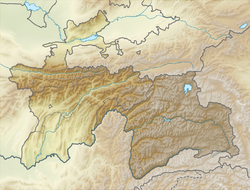 Location map Tajikistan/توضیحات در تاجیکستان واقع شده