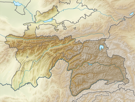 Darvaz RangeДарва́зький хребе́т is located in Tajikistan
