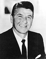 Photographic portrait of Ronald Reagan