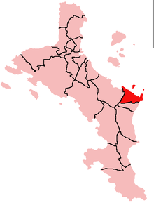 Harta provinciei Pointe La Rue în cadrul Seychelles