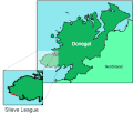 Locatie in Donegal