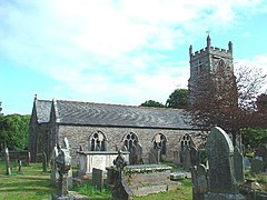 St Budock Parish Church, Budock Water, Near Falmouth, Cornwall - geograph.org.uk - 29773.jpg