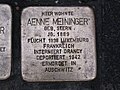 der Stolperstein für Aenne Meininger