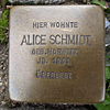Stolperstein für Alice Schmidt geb. Horwitz