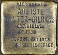 Stolperstein für Auguste Ganter-Gilmans (Händelstraße 20)