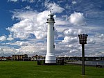Old South Pier Lighthouse in Roker Cliff Park Nz 4073 5974