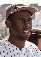 Tyler, the Creator expressed disappointment that his 2019 album Igor was categorized as rap instead of pop, describing the decision as "a backhanded compliment." Tyler, The Creator (8048745695) (cropped).jpg