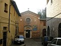 La facciata dell'oratorio di San Giovanni