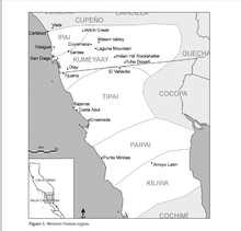 Western Yuman Region, California and Baja California Western Yuman.png