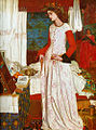 La Belle Iseult, 1858, mallina Jane Burden.