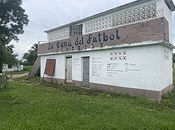 Building at the Camilo Cienfuegos Stadium