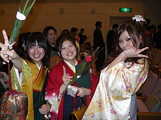 Pesta wisuda di Jepang