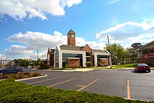 The Abbot Center at Indiana Institute of Technology (Indiana Tech) in Fort Wayne, named for former trustee Steve Abbot, dedicated in 2001. It houses admissions and student financial services offices.