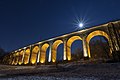 Das Altenbekener Viadukt überspannt das Beketal westlich von Altenbeken, Kreis Paderborn