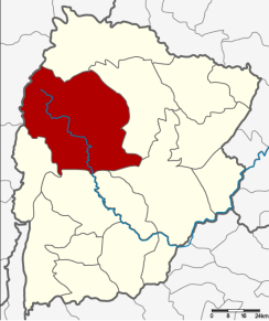 Amplasarea districtului în provincia Chaiyaphum