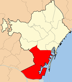 Location of (3)サンツ・ムンジュイック
