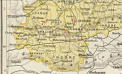 Княжество Джхабуа в Imperial Gazetteer of India