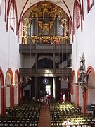 View towards main organ