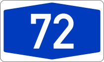 Bundesautobahn 72 number.svg