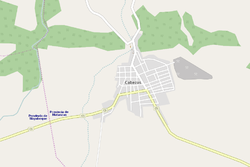 OSM map showing Cabezas