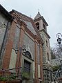 Chiesa e campanile di San Silvestro a Pasciano, dopo il sisma del 30 ottobre 2016