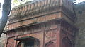 Detailed view of the sandstone facade,Baagh e Naazir, Mehrauli, New Delhi