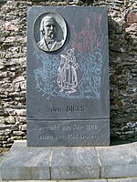 Dicks-monument in de Dicksgarten in Vianden